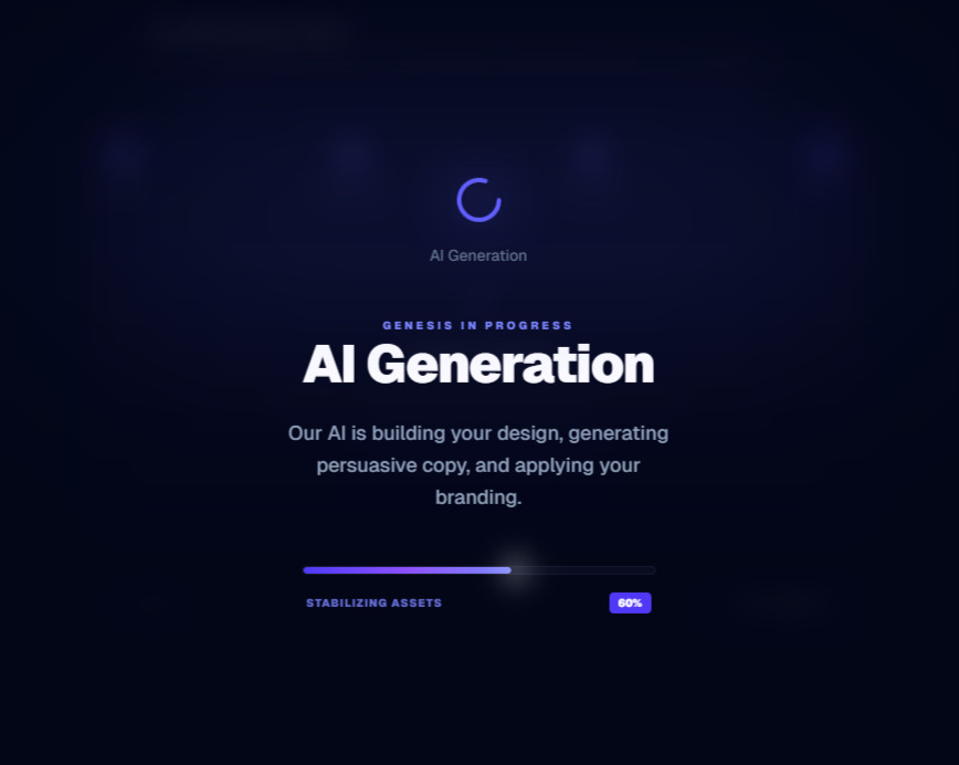 MakeOurs Site Generation in Progress